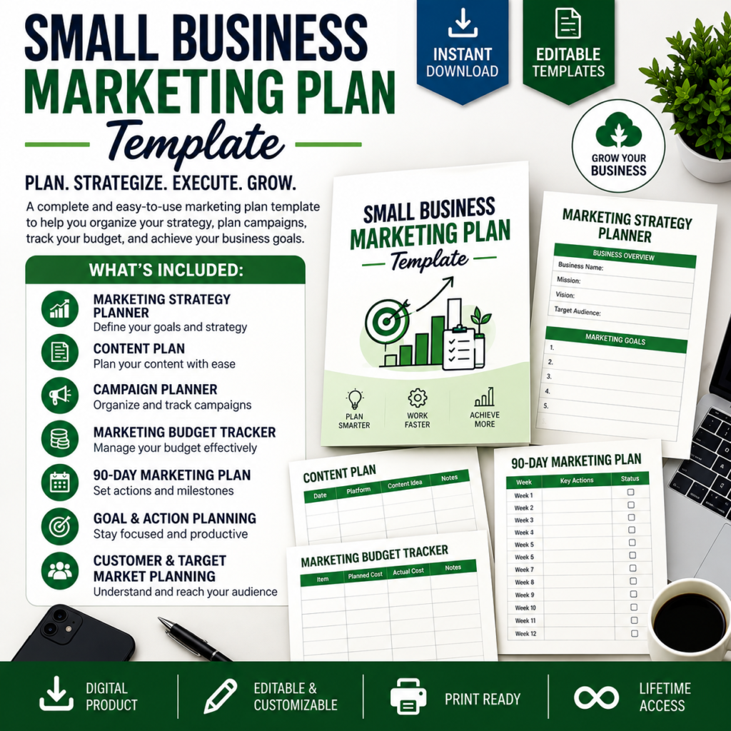 Small Business Marketing Plan Template