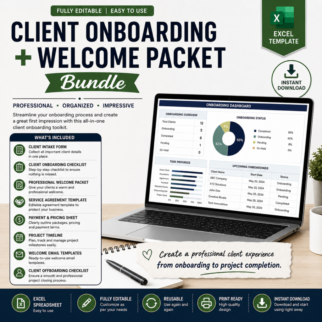 Client Onboarding + Welcome Packet Bundle