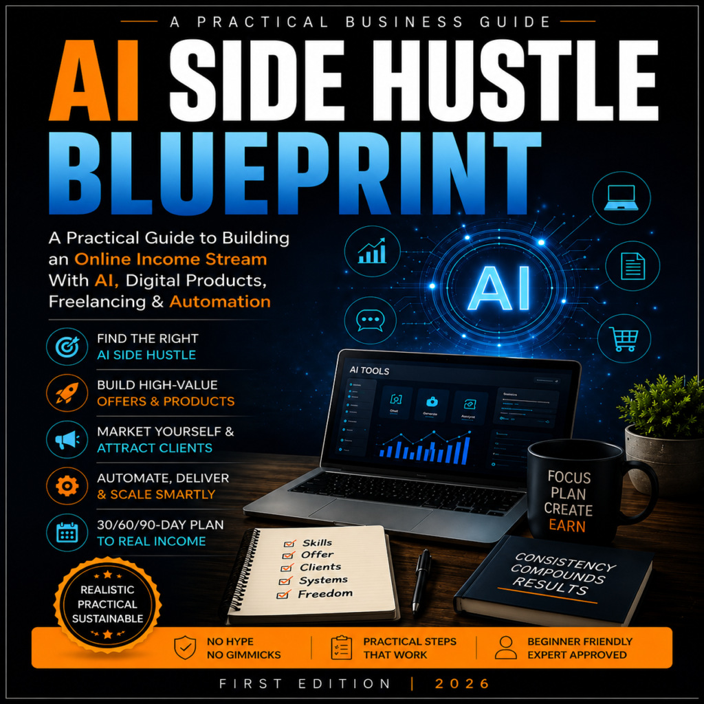 AI Side Hustle Blueprint – A Practical Guide to Building an Online Income Stream