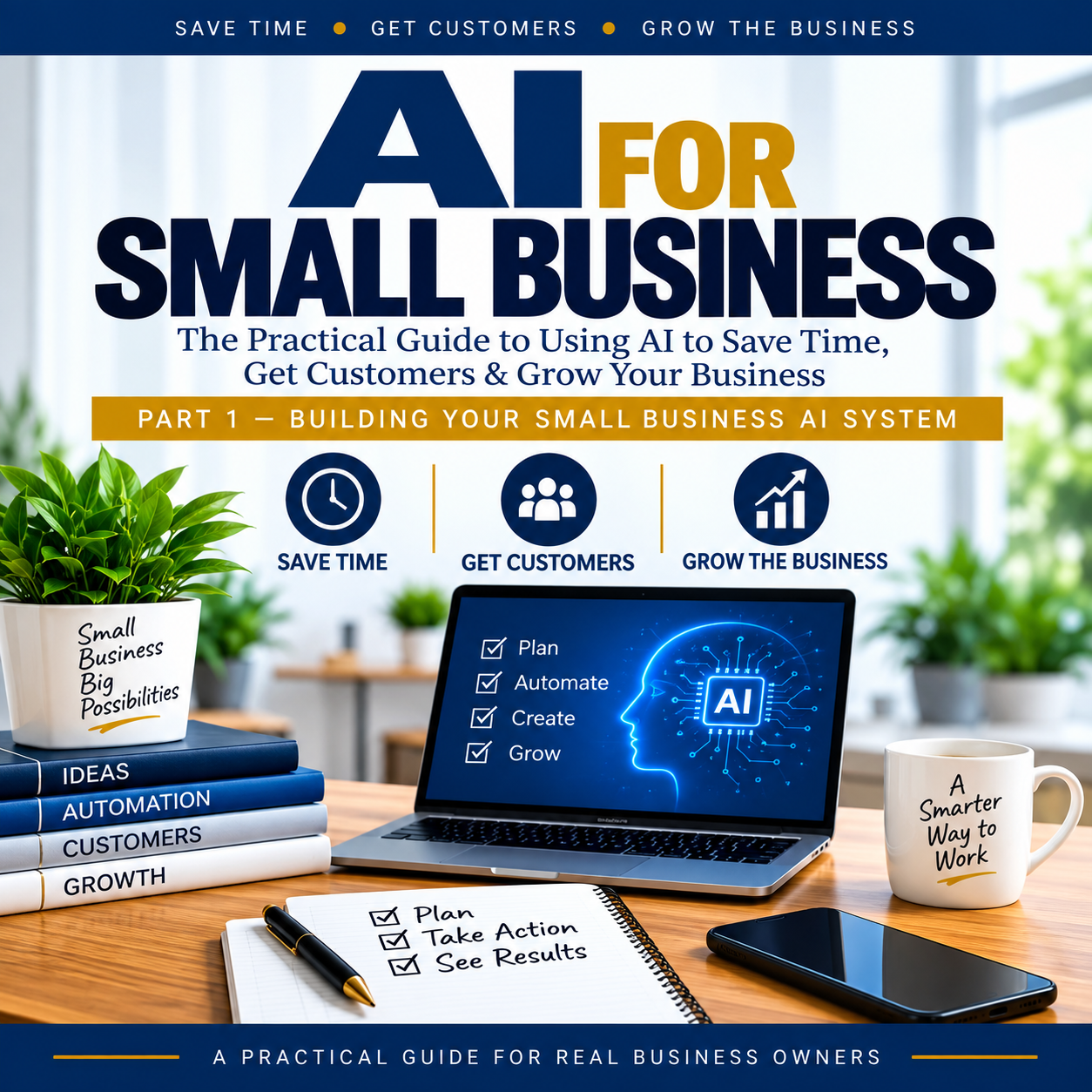 AI for Small Business โ The Practical Guide to Using AI to Save Time, Get Customers & Grow Your